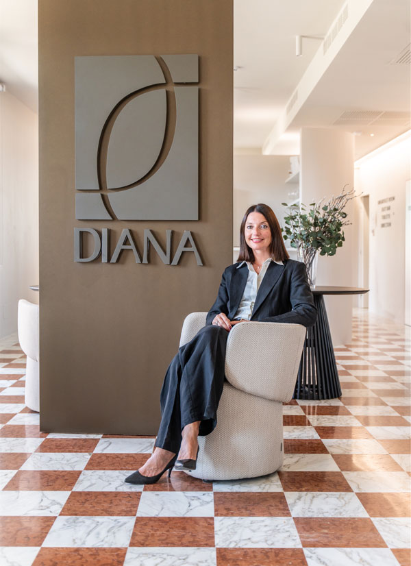 Cristina Moiola, anima del nuovo Hotel Diana a Malcesine