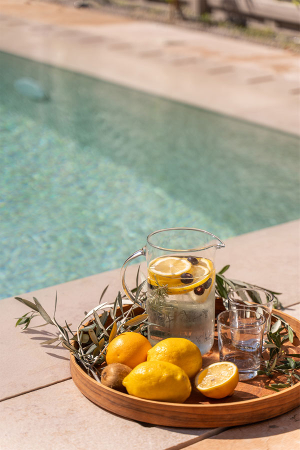 Piscina dell’Hotel Diana a Malcesine tra relax e giardino mediterraneo