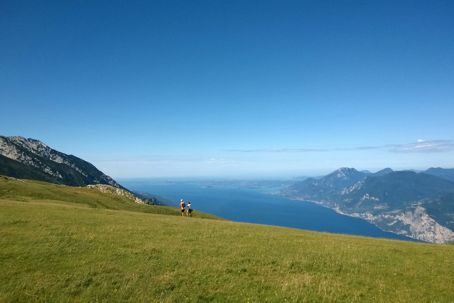 Monte Baldo e Lago di Garda vicino a Malcesine