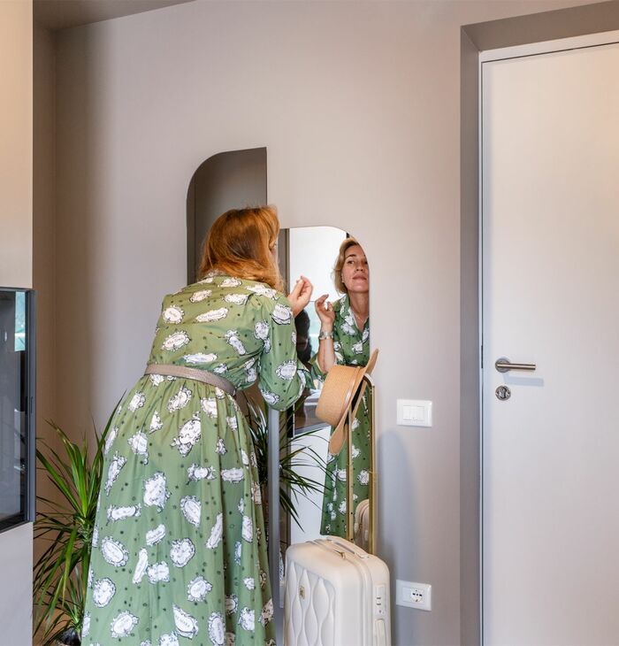 Junior Suite Deluxe con balcone e vista lago | Design e atmosfera